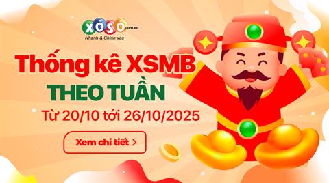 XSMB tuần qua có gì? Tuần từ 20/10/2025 đến 26/10/2025