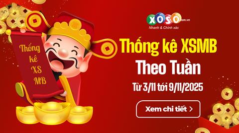 XSMB tuần qua có gì? Tuần từ 3/11/2025 đến 9/11/2025