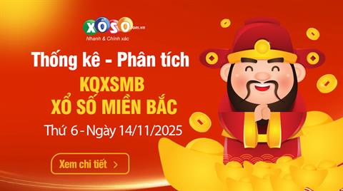 Thống Kê XSMB 14/11/2025 - Xem TK Xổ Số Miền Bắc Thứ 6 ngày 14/11