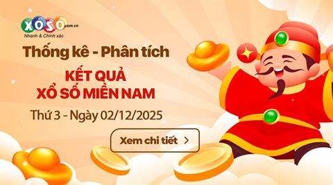 Thống Kê XSMN 02/12/2025 - Phân tích XS Miền Nam Thứ 3 ngày 02/12