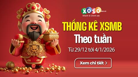 XSMB tuần qua có gì? Tuần từ 29/12/2025 đến 4/1/2026