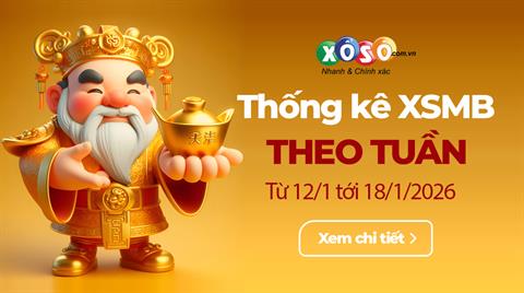 XSMB tuần qua có gì? Tuần từ 12/1/2026 đến 18/1/2026