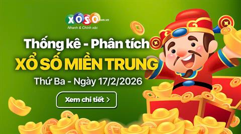 Thống kê XSMT 17/2/2026 - Phân tích Xổ số Miền Trung 17-2 Thứ 3