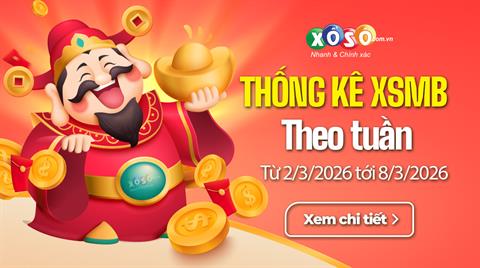 XSMB tuần qua có gì? Tuần từ 2/3/2026 đến 8/3/2026