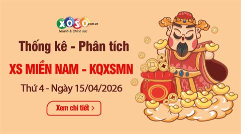 Thống Kê XSMN 15/4/2026 - Phân Tích XS Miền Nam Thứ 4 ngày 15/4