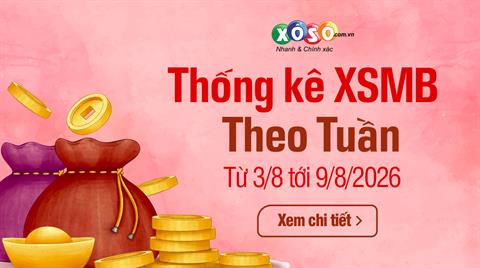 XSMB tuần qua có gì? Tuần từ 3/8/2026 đến 9/8/2026