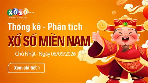 Thống Kê XSMN 6/9/2026 - Phân Tích XS Miền Nam Chủ Nhật Ngày 6/9