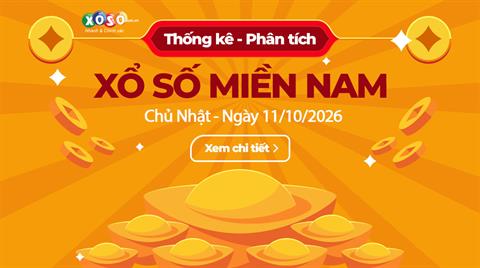 Thống Kê XSMN 11/10/2026 - Phân Tích XS Miền Nam Chủ Nhật 11/10