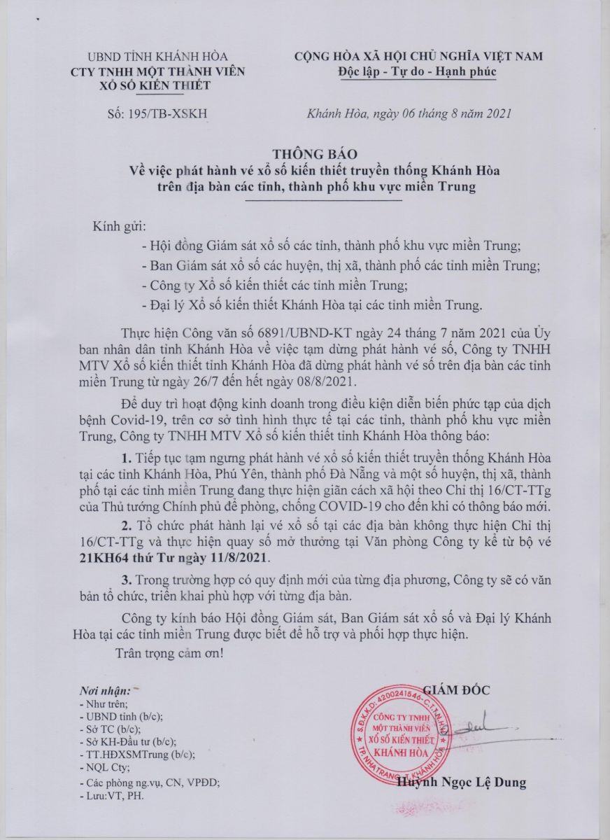 Xo so Khanh Hoa mo thuong tro lai
