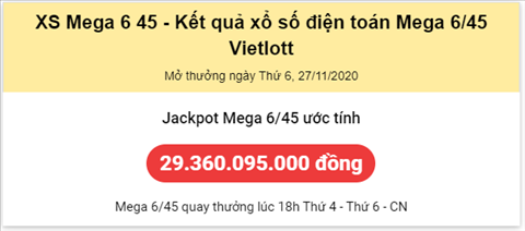 Thong ke Vietlott 27112020 hinh anh
