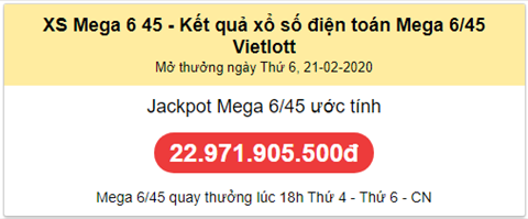 Thong ke Vietlott 21022020 - Phan tich Xo so Mega 645 Thu 6 hinh anh