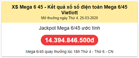 Thong ke Vietlott 25032020 - Phan tich Xo so Mega 645 25-03Thu 4 hinh anh