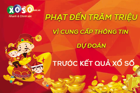 Phạt đến trăm triệu vì cung cấp thông tin dự đoán trước kết quả xổ số