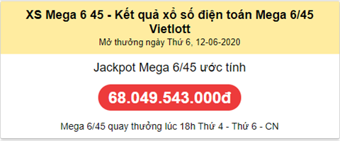 Thống kê Vietlott 12062020 - Phân tích Xổ số Mega 1245 Thứ 6 hình ảnh Thong ke Vietlott 12062020 - Phan tich Xo so Mega 1245 Thu 6 hinh anh