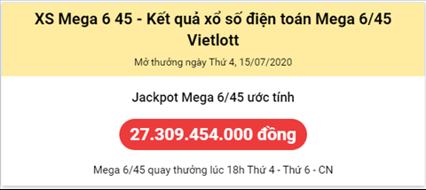 Thống kê Vietlott 15072020 hình ảnh Thong ke Vietlott 15072020 hinh anh