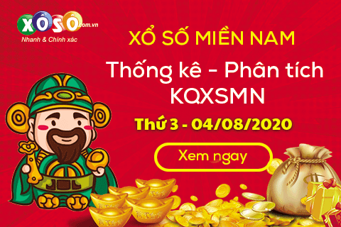 Thống kê XSMN 04/08/2020 - Phân tích xổ số Miền Nam 04-08 thứ 3