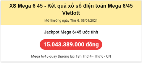 Thong ke Vietlott 08012021 hinh anh