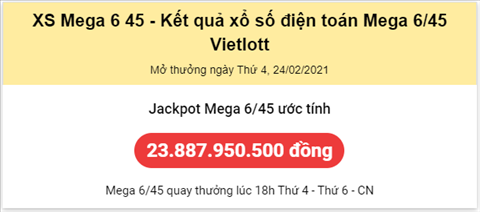 Thong ke Vietlott 24022021 hinh anh