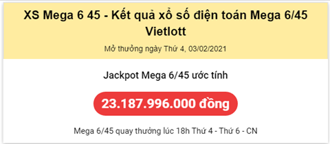 Thống kê Vietlott 03022021 hình ảnh Thong ke Vietlott 03022021 hinh anh