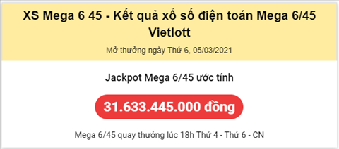 Thong ke Vietlott 05032021 hinh anh