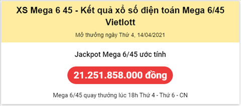 Thống kê Vietlott 14042021 hình ảnh Thong ke Vietlott 14042021 hinh anh