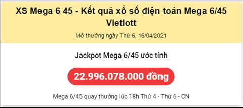 Thống kê Vietlott 16042021 hình ảnh Thong ke Vietlott 16042021 hinh anh