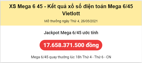 Thống kê Vietlott 26052021 hình ảnh Thong ke Vietlott 26052021 hinh anh