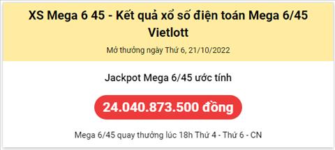 Thong ke Vietlott 21102022 - Phan tich Xo so Mega 645 Thu 6 hinh anh