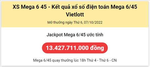 Thong ke Vietlott 07102022 - Phan tich Xo so Mega 645 Thu 6 hinh anh