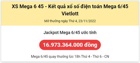 Thong ke Vietlott 23112022 - Phan tich Xo so Mega 645 23-11 Thu 4 hinh anh