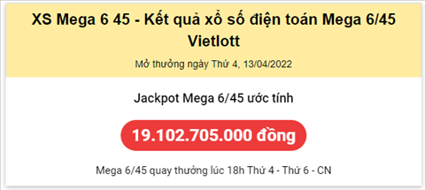 Thong ke Vietlott 13042022 hinh anh