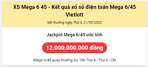 Thong ke Vietlott 21092022 - Phan tich Xo so Mega 645 21-09 Thu 4 hinh anh