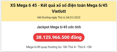 Thong ke Vietlott 04012023 - Phan tich Xo so Mega 645 04-01 Thu 4 hinh anh