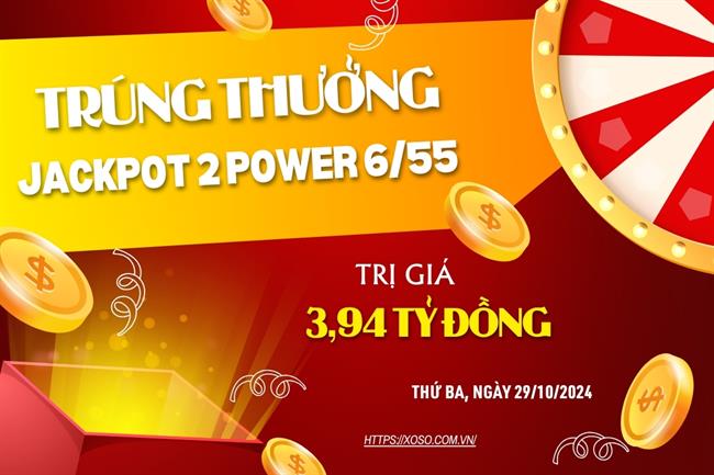Hà Nội xuất hiện thêm tỷ phú mới trúng giải Jackpot 2 Power 6/55